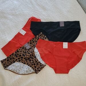 Auden Women's Panties - Black, Red, Leopard